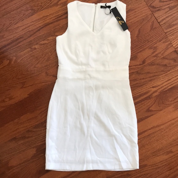 NWT white C Luce size S dress - Picture 5 of 13